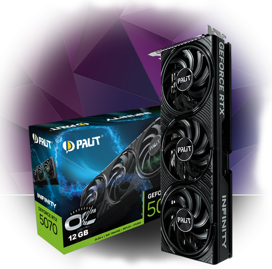 Купить видеокарта NVIDIA GeForce RTX 5070 Infinity 3 OC Palit