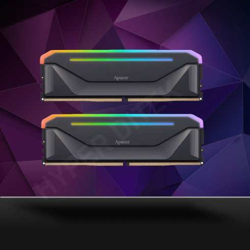 32GB (16GBx2) Apacer NOX RGB Black DDR5 5200 MHz