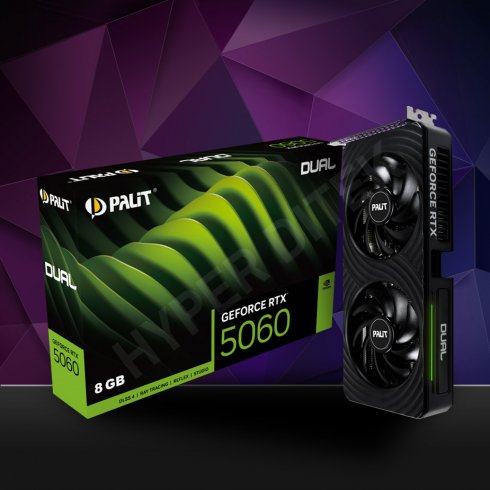 NVIDIA GeForce RTX 5060 Dual Palit, 8GB GDDR6