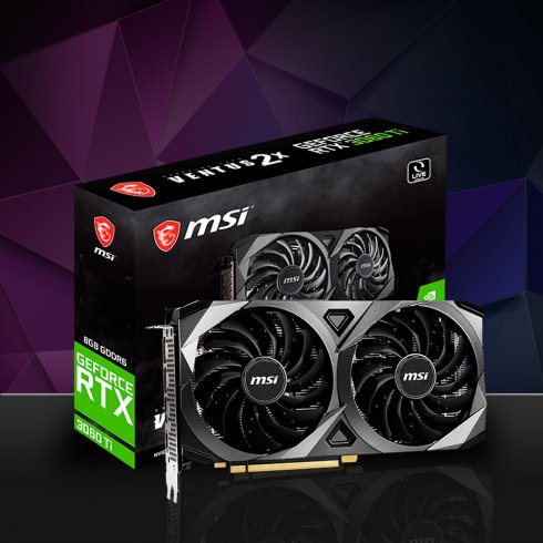 NVIDIA GeForce RTX 3050 Ventus 2X MSI, 8GB GDDR6, 128 bit