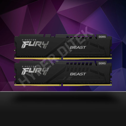 32GB (16GBx2) Kingston Fury Beast Black DDR5 5600 MHz