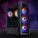 1stPlayer D4-BK-4F1 Color LED Black