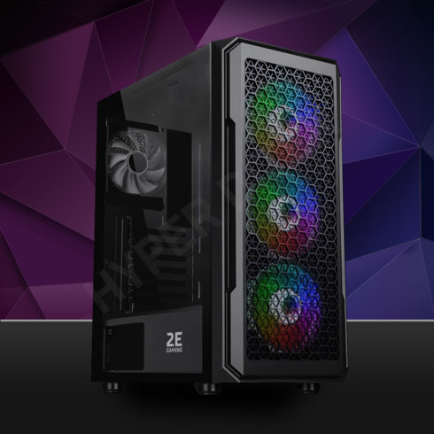 2E Gaming Hexagon Black