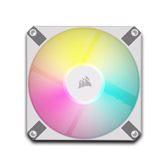 Corsair iCUE AF120 RGB Slim White, 120 мм