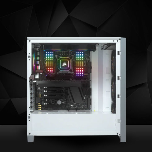 Corsair iCUE 5000X RGB Tempered Glass White