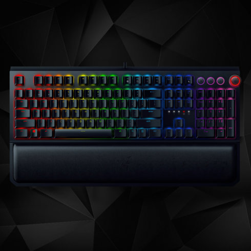Razer BlackWidow Elite Yellow Switch Black