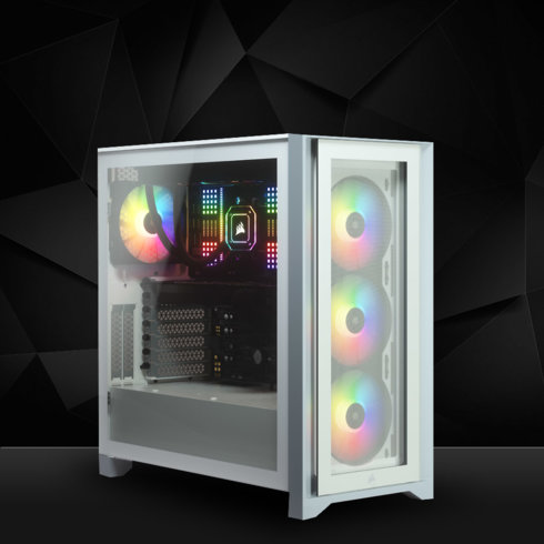 Corsair iCUE 5000X RGB Tempered Glass White