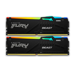 16GB (8GBx2) Kingston Fury Beast RGB DDR5 5200 MHz